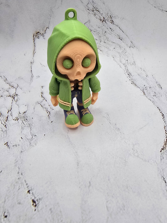Articulated HoodieBones Keychain